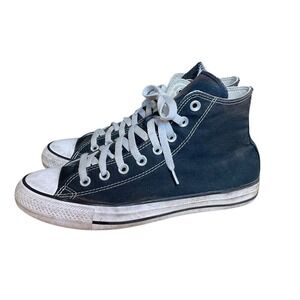 Converse Taylor Chuck High Tops Mens 7 Women's 9 Black White